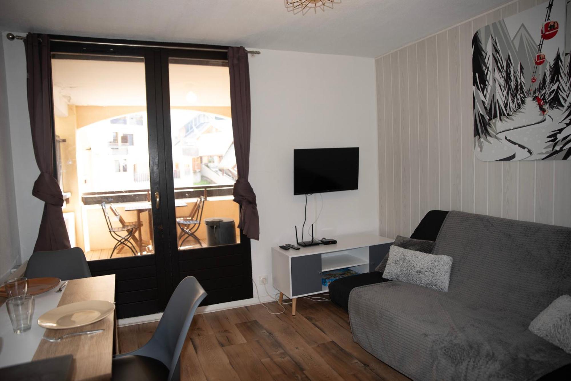 Poutran 2, Studio 4 Personnes Au Pied Des Pistes Avec Grande Terrasse Oz Exterior foto
